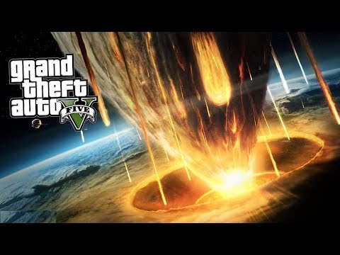 O FIM DO MUNDO. Meteoro GIGANTE atinge LOS SANTOS!! - GTA 5