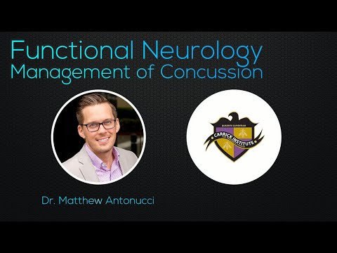 Functional Neurology Management of Concussion with Dr. Antonucci - Program Announcement