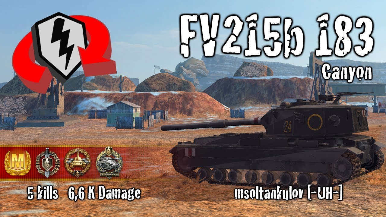 wotblitz bonus codes WoT Blitz FV215b 183 - 5 Kills 6,6k Damage Replay