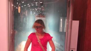 The wind tunnel at Fort Collins Museum of Discovery