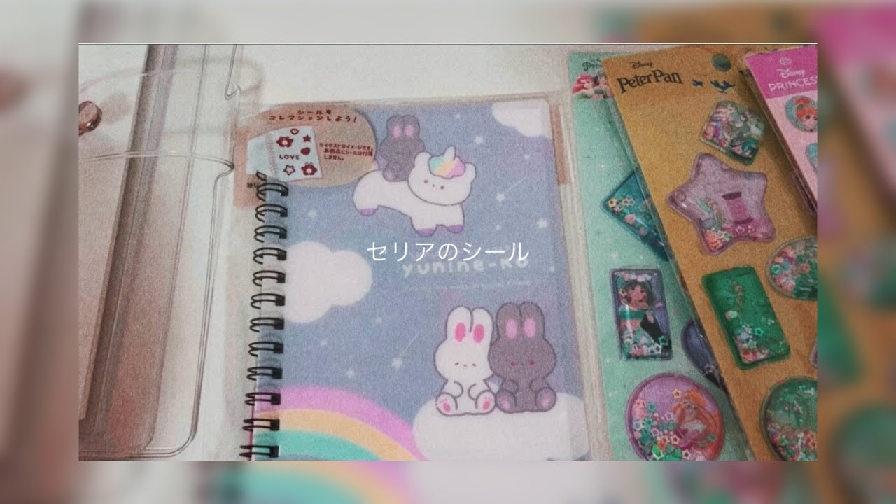 セリアで理想のシール帳見つけた