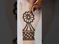 Very easy mehndi design handmehndi mehandi simplemehndi  easymehndidesign