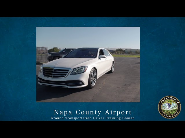 Napa County Airport: Ground Transportation Driver Training