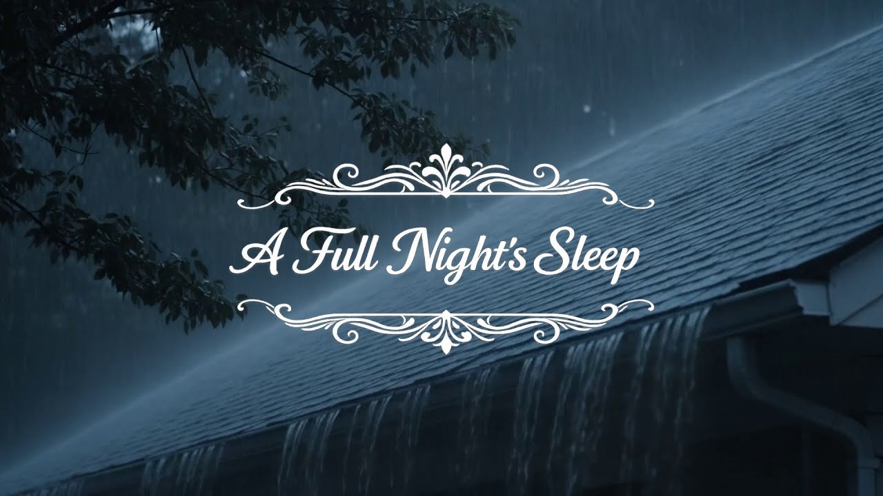 Mountain Thunderstorm Nights – Relaxing Rain & Thunder Sounds for Deep Sleep