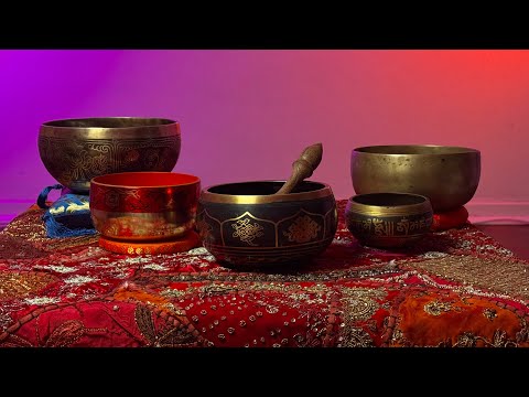 ASMR Meditation & Relaxation | Singing Bowls, Soft Speaking
