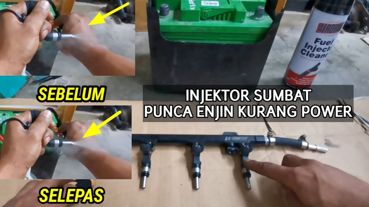 Cara servis injektor| fuel injector cleaning(DIY-barang beli shopee jer)