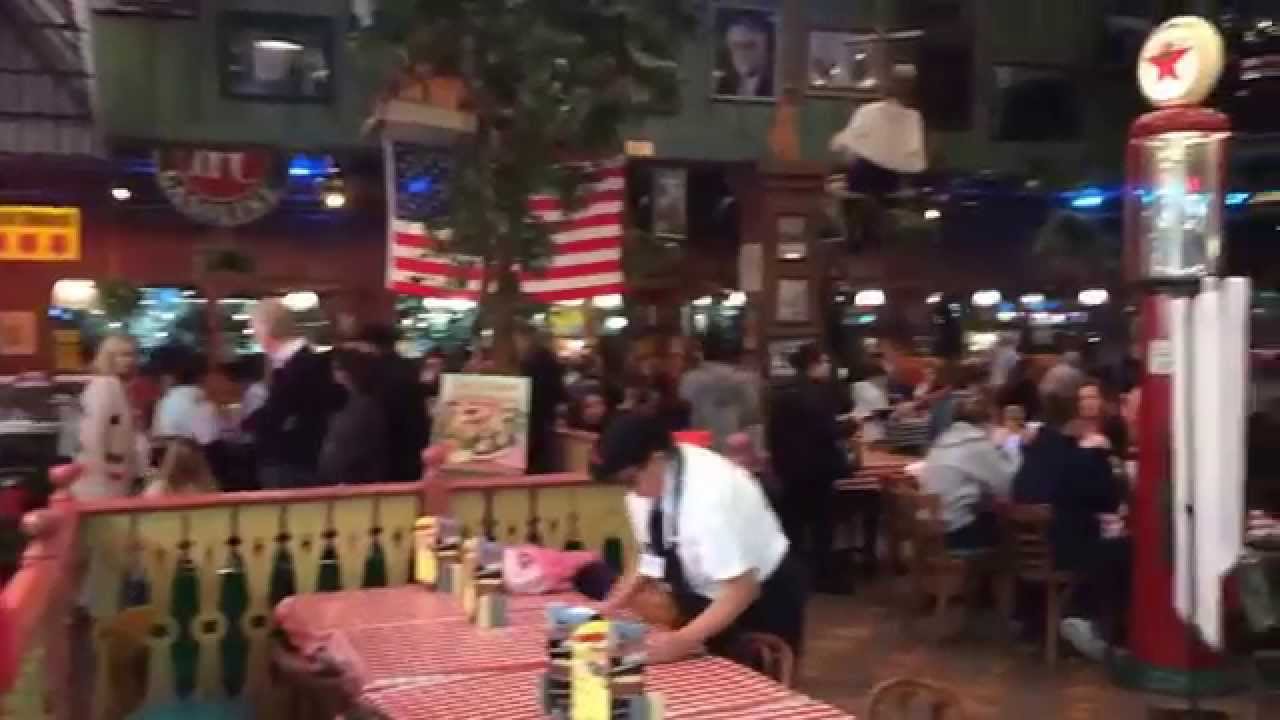 Portillos restaurant the main room YouTube