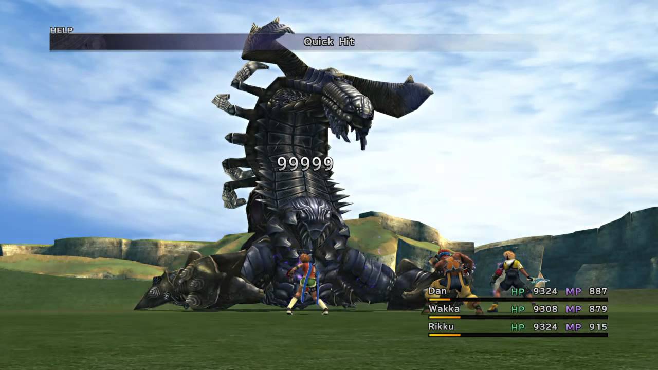 FINAL FANTASY X HD Remaster Ultima Buster Battle.