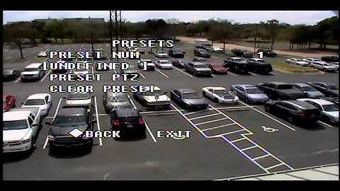 BLK-PTZ36XIR PTZ Camera On-screen Display (OSD) Demo