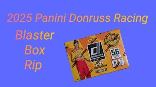 2025 Panini Donruss Nascar racing cards blaster box rip 