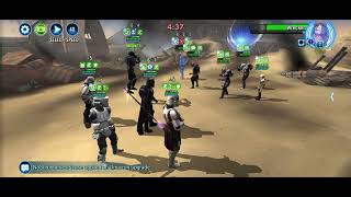 SWGOH Conquest S4.  All s4 feats using one team + imperial remnants global feats