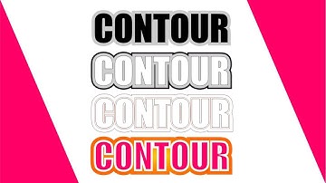 Contour Tool in CorelDraw | Tips and Tricks