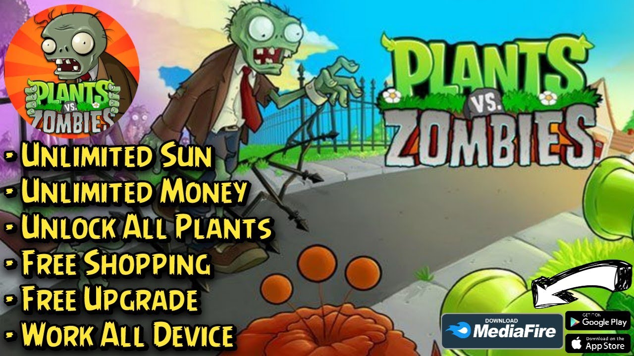 Plants Vs Zombie Mod Apk Terbaru Unlimited Money & Unlimited
