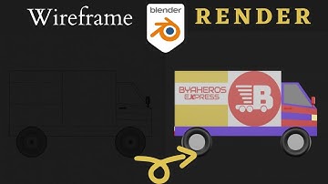 [Blender 2.9.1 | Wire Edges to Render View] Truck