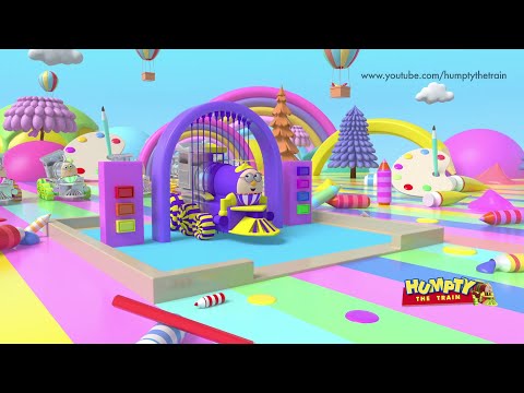 Learn colors with Humpty train painting and many more kids videos | 27 Minutes | Humpty train videos