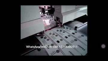Roll To Roll CCD Camera Guide Hole Punching Machine (double-needles) For Membrane Switch