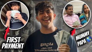 I gave my first income to my parents 🥹 / gym transformation fun vlog