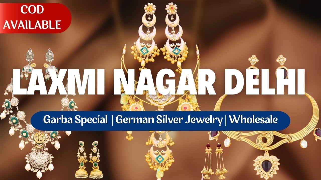 Navratri Special Jewelry | Garba | German Silver, Oxidized Necklace Set & Long Earrings | Wholesale 