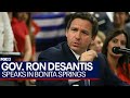 Ron DeSantis speaks from Bonita Springs press conference