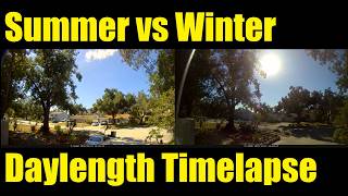 Timelapse - The difference between the longest & shortest day in Florida