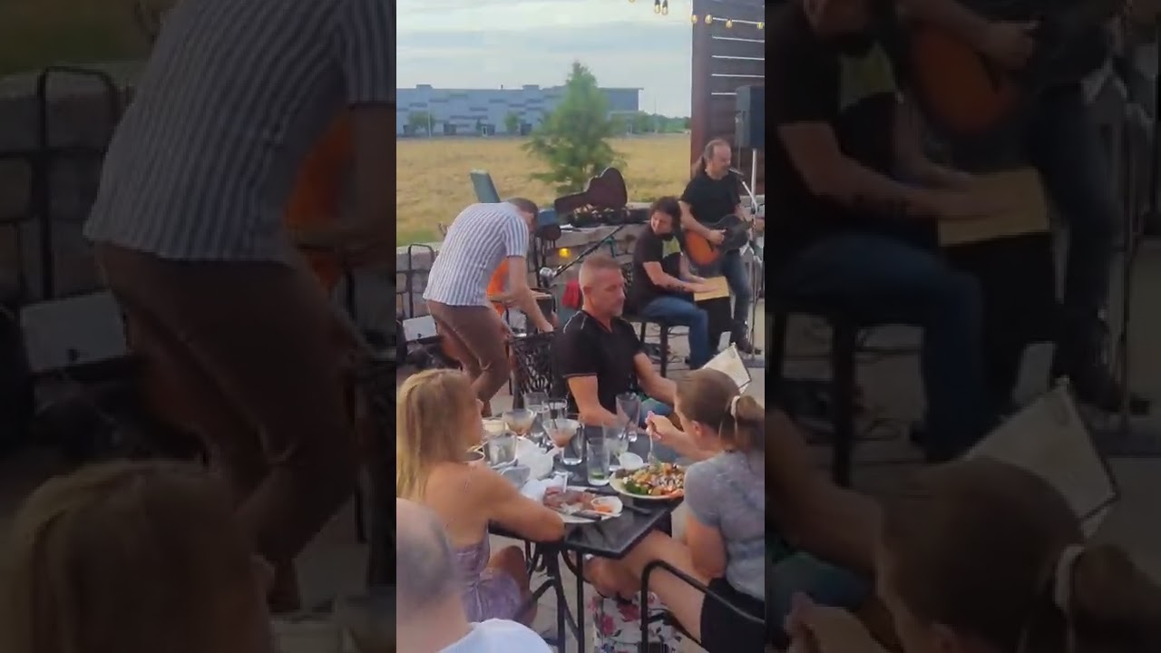 Gabe with Michael Kelsey and Blake at Waltspub