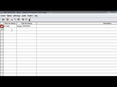 Vidéo: Comment créer une table dans la base OpenOffice ?