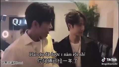 《Vietsub》Vương Nhất Bác Tiêu Chiến, 2 cậu đã được 1 năm rồi nhỉ😄 (Engsub CC)