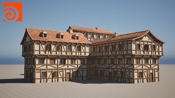 Attack On Titan - Procedural House - Houdini
