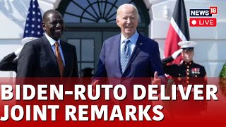 Joe Biden Live | Biden- William Ruto Joint Press Briefing LIVE | USA News LIVE | Kenya LIVE | N18L