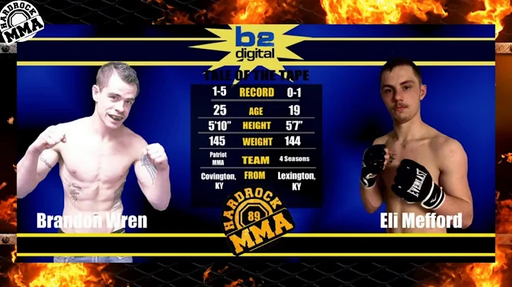 Hardrock MMA 89 Fight 5 Eli Mefford vs Brandon Wre...