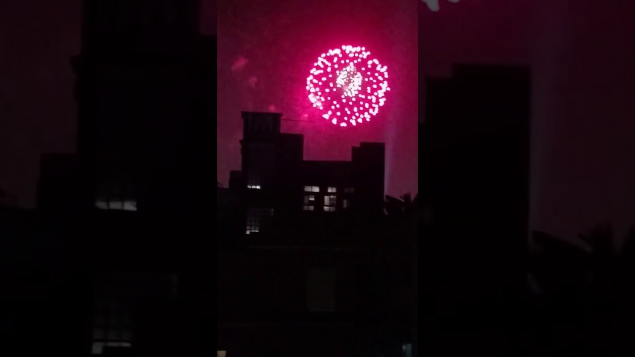 Karachi Fire work At Mazar e Quaid Karachi the City of lights