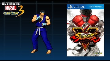 Ultimate Marvel vs Capcom 3  Ryu alternative color street figther V MOD / Ryu