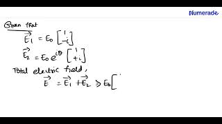 (a) A left circularly-polarized wave and a right circularly-polarized wave, both propagating along …