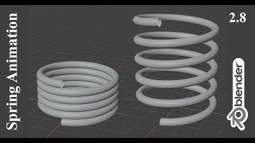 Spring Animation In Blender 2.80 - Beginner Tutorial