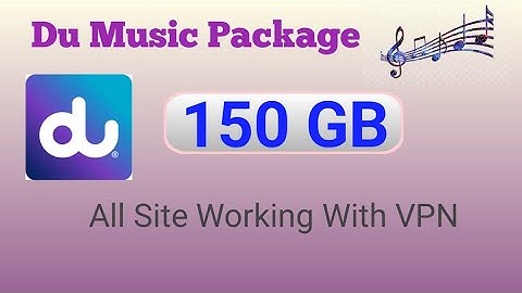 How to Active Du Music package | 150 Gb