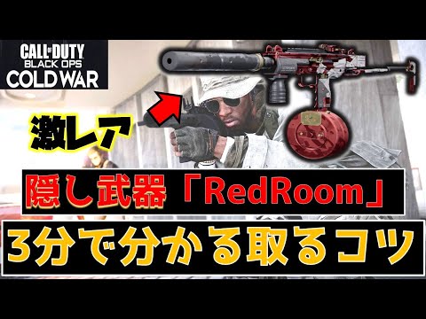 【CoDBOCW:シーズン1】3分で分かる隠し武器RedRoom。隠し部屋の探し方や写真を探す方法、コツ【Warzone迷彩:Milano821】