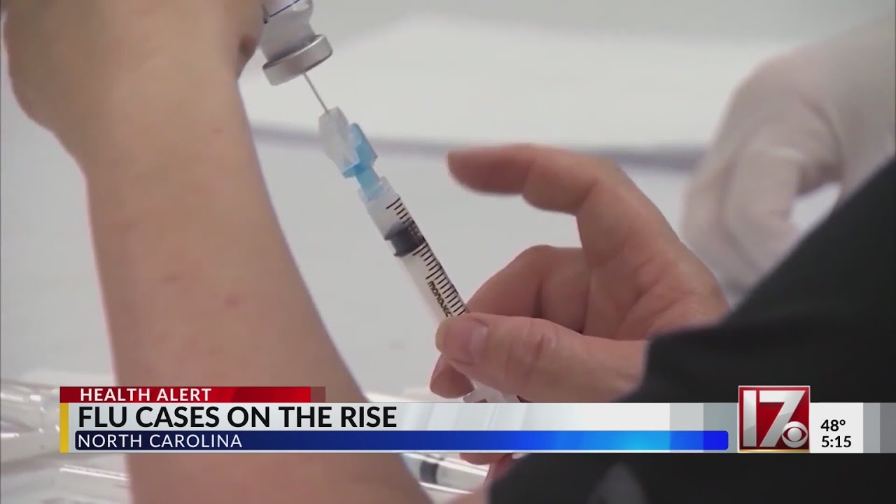 Flu cases on the rise in North Carolina - YouTube