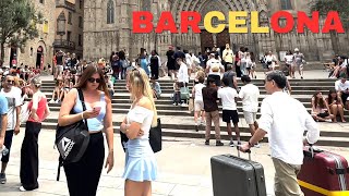 4K HDR BARCELONA 2023 Lost in the Streets of Barcelona on Foot Spain Walking Tour rambla, gothic by Mr Walking 547 views 6 months ago 45 minutes