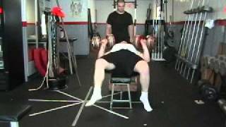 Matt Larson DB Incline Press 115x10