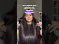 Shiny and glossy hair without any treatment🌟 Read Description by clicking on three dots #shorts