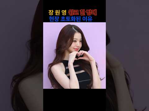 장원영, 윙크 한방에 현장 초토화된 이유 #Shorts  #장원영 #아이브 #IVE #WONYOUNG