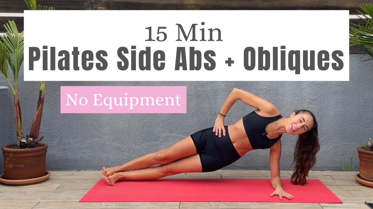 15 Min Pilates Side Abs + Obliques Workout / At-Home Pilates Core ...