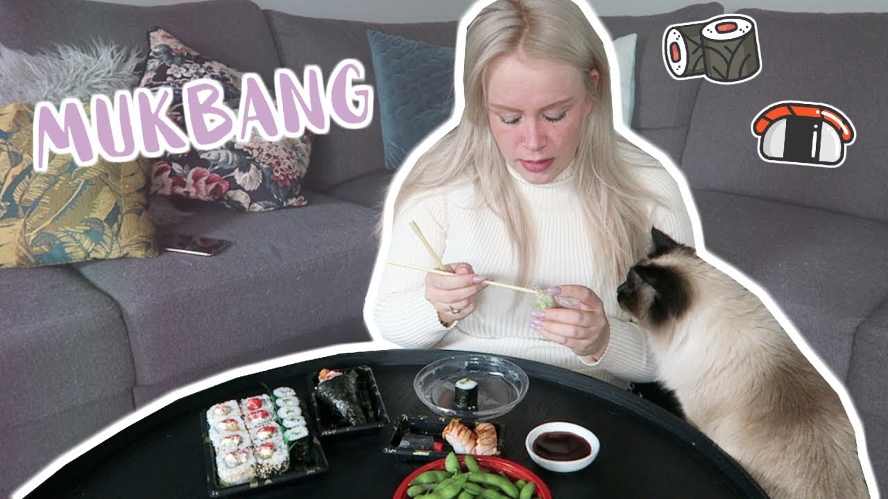 REALTIME SUSHI MUKBANG 🍣🌟 | REBECCA DENISE