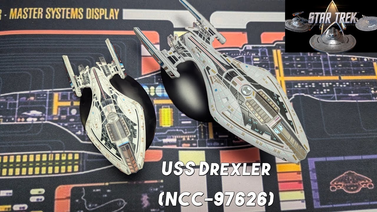 Fanhome Star Trek Starships Collection Issue 18 USS Drexler (NCC