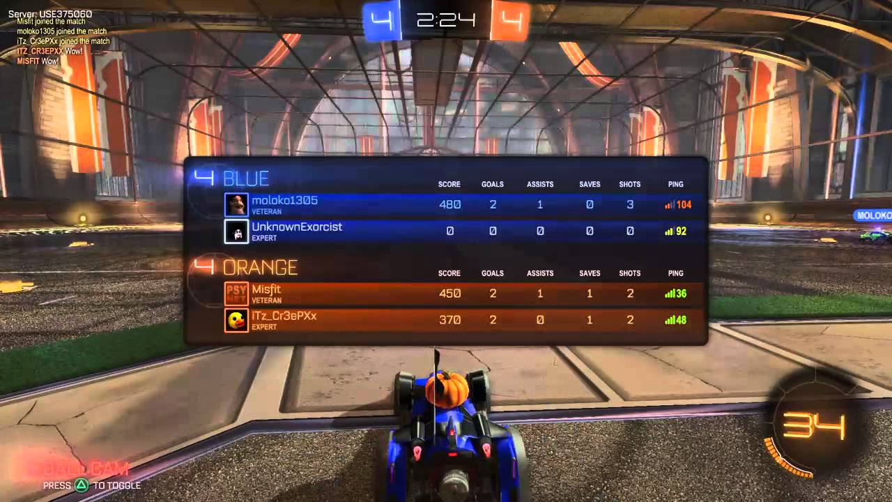 UnknownExorcist's Live Rocket League Broadcast