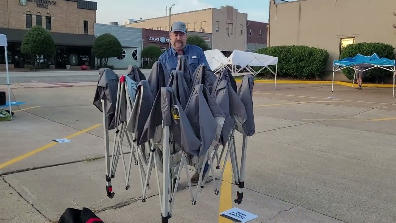 EASY One Man Setup 🍀 Crown Shades 10x10 Pop Up Canopy