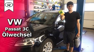 VW Passat B6 2005 (Typ 3C) – Ölwechsel selber machen – DIY