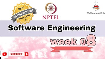 SOFTWARE ENGINEERING WEEK 8 ASSIGNMENT ANSWERS NPTEL 2024 l NPTEL #nptel #nptelanswer