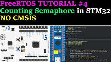 FreeRTOS Tutorial 4 || Counting Semaphore || STM32 || NO CMSIS