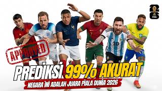 Negara ini adalah juara piala dunia 2026 ! prediksi tiap grup sampai babak final piala dunia 2026 !